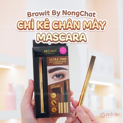 Chì Kẻ Mày Và Mascara 2 in 1 Browit by Nongchat