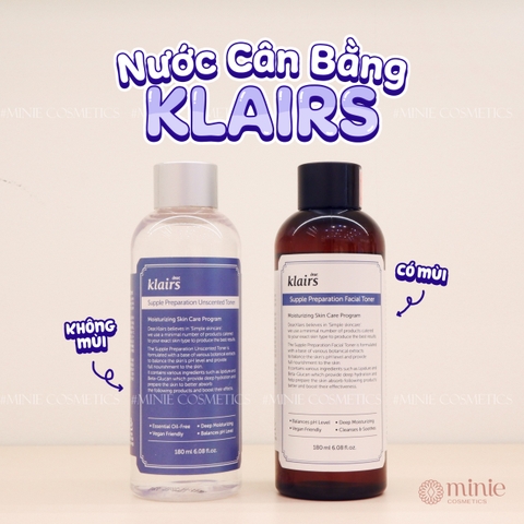 Nước Hoa Hồng  Dưỡng Ẩm, Làm Dịu Da Klairs Supple Preparation Toner