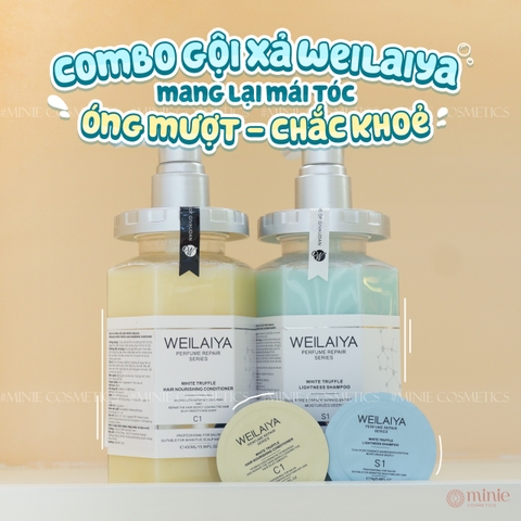 Bộ Gội Xả Phục Hồi Nấm Đa Tầng Truffle Weilaiya Perfume Repair Series