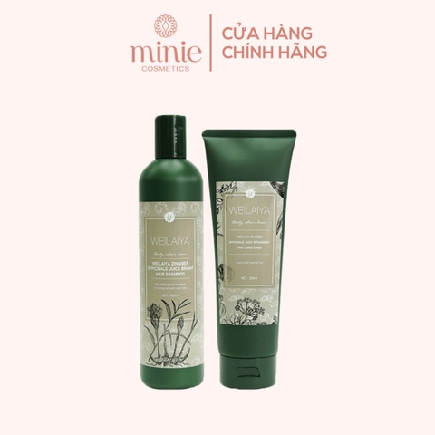 Bộ Dầu Gội Và Xả Hà Thủ Ô Weilaiya Hair Strength Shampoo & Conditioner