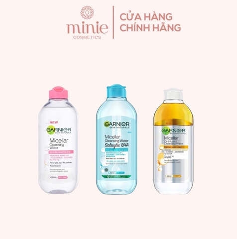 Nước Tẩy Trang Làm Sạch Sâu Garnier Micellar Cleansing Water