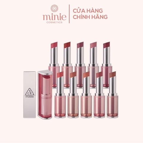 Son thỏi 3CE Blur Matte Lipstick Mịn Mượt Nhẹ Môi
