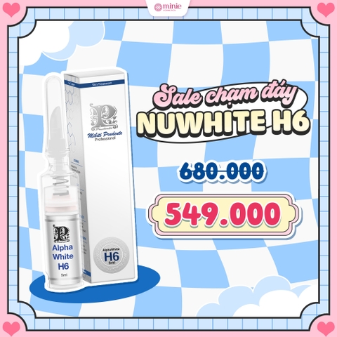 Kem trị thâm nách, bẹn, mông Nuwhite H6 5ml