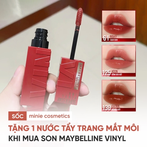 Son Kem Bóng Bền Màu, Nhẹ Môi Maybelline New York Superstay Vinyl Ink 4.2ml