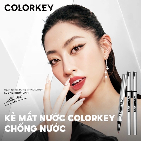 Bút kẻ mắt nước siêu mảnh COLORKEY Floating Color Liquid Eyeliner 0.5ml