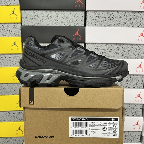 Salomon XT-6 Black Asphalt Camo