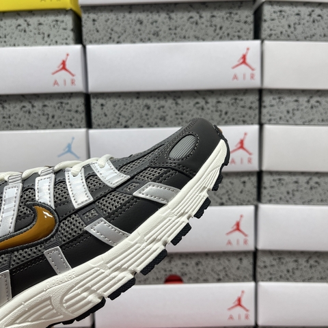 Nike P-6000 White Metallic Silver Grey