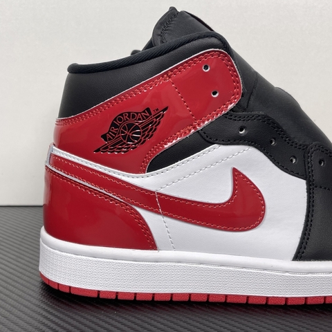 Air Jordan 1 Mid SE Patent Bred Toe [ Xưởng T ]
