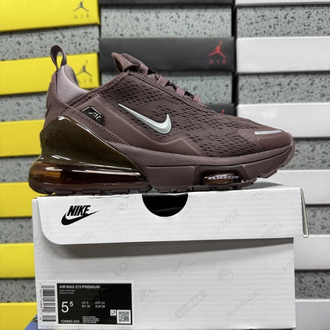 Air Max 270 Premium Tattoo Metallic Silver Taupe Grey