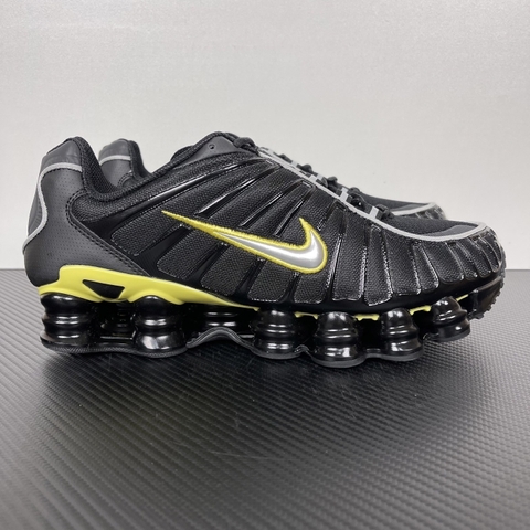 Shox TL Black Dynamic Yellow Metallic Silver