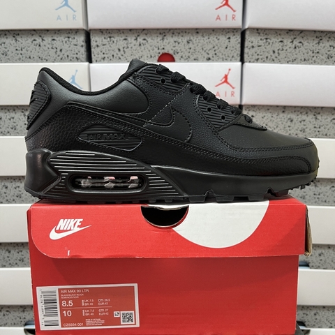 Nike Max 90 Leather Triple Black