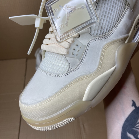 Off White x Air Jordan 4 Sail [ Xưởng PK ]