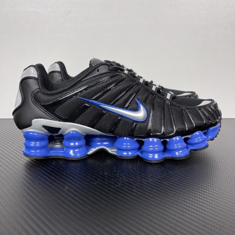 Shox TL Black Racer Blue Metallic Silver