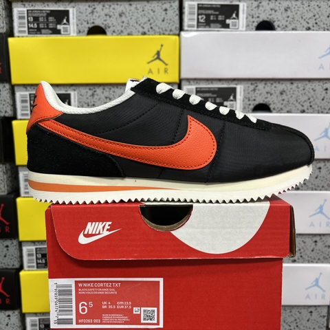 Cortez Textile 'Black Sail Muslin Safety Orange' [ Xưởng T ]