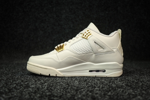 Air Jordan 4 'Sail Metallic Gold' [ Xưởng P ]