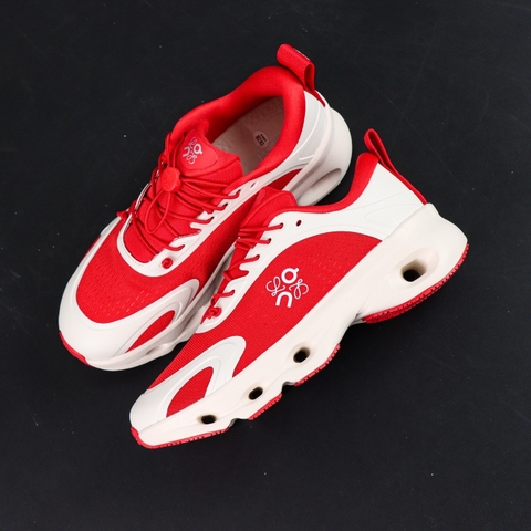 On Running Cloudsolo x LOE.WE Red White