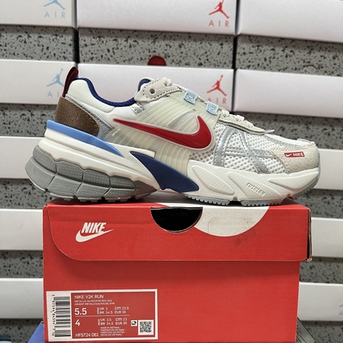 V2K Run Metallic Silver Gym Red