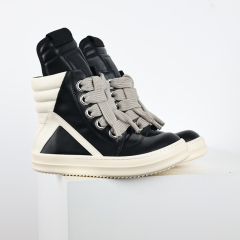 Rick Owens High-Top Inverted Triangle with Thick Shoelaces