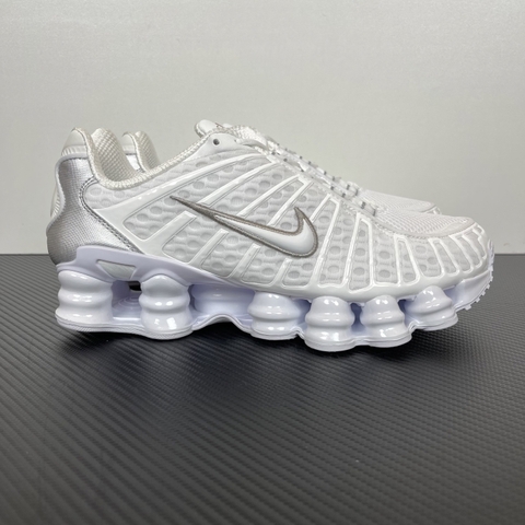 Shox TL White Metallic Silver