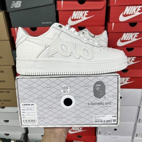 Bape Sta 'White Embossed' [ Xưởng C ]