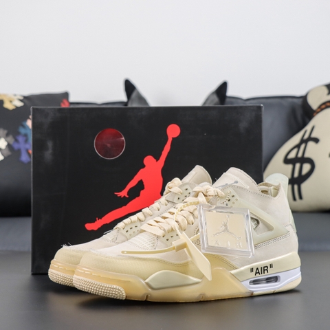 Air Jordan 4 Retro Off-White Sail [ Xưởng X ]