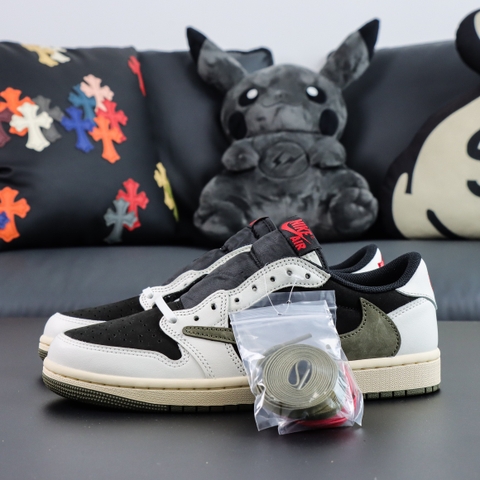 Travis Scott x Air Jordan 1 Low OG 'Olive' [ Xưởng LR ]