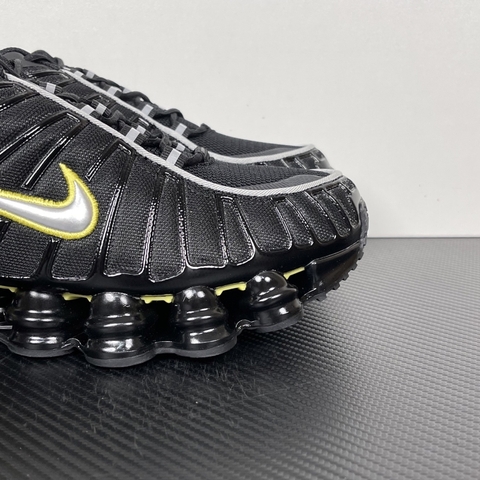 Shox TL Black Dynamic Yellow Metallic Silver