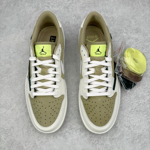 Travis Scott x Air Jordan 1 Low Golf ‘Neutral Olive’ [ Xưởng CK ]