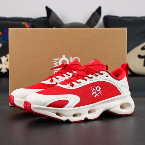 On Running Cloudsolo x LOE.WE Red White