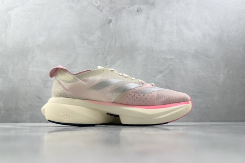 Adizero Adios Pro 3 'White Silver Clear Pink'