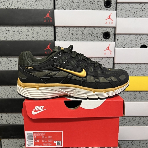 Nike P-6000 SE Black Sequoia Ochre