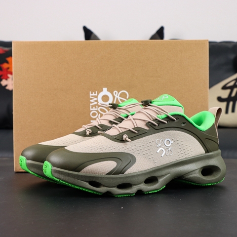 On Running Cloudsolo x LOE.WE Khaki Green Sand