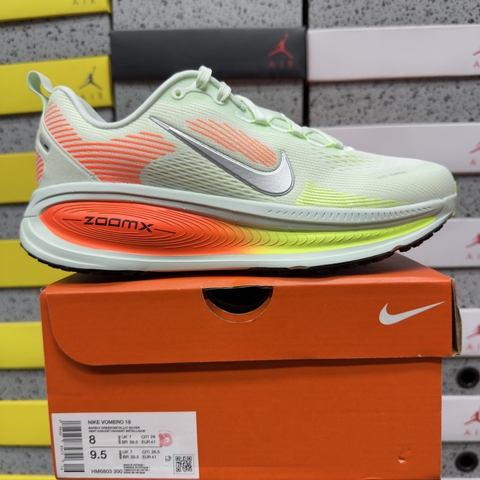 Nike Vomero 18 Barely Green Hyper Crimson