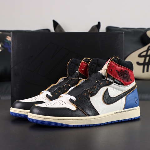 Air Jordan 1 Retro High OG SP Fragment x Union LA Varsity Red Sport Royal [ Xưởng LR ]