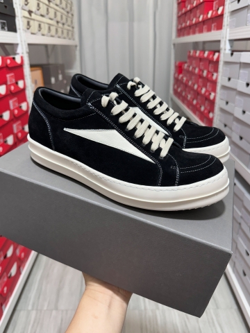 Rick Owens Suede Vintage ‘Black Milk White’ [ Xưởng OG ]