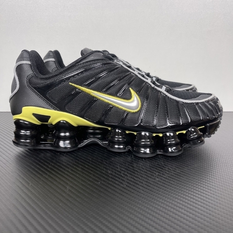 Shox TL Black Dynamic Yellow Metallic Silver