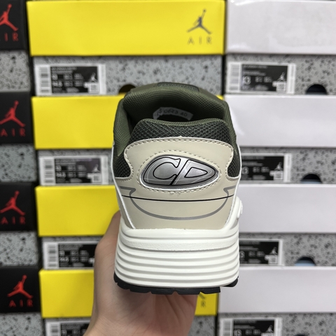 Dior B30 Sneaker Olive Mesh and Cream Technical Fabric [ Xưởng G ]