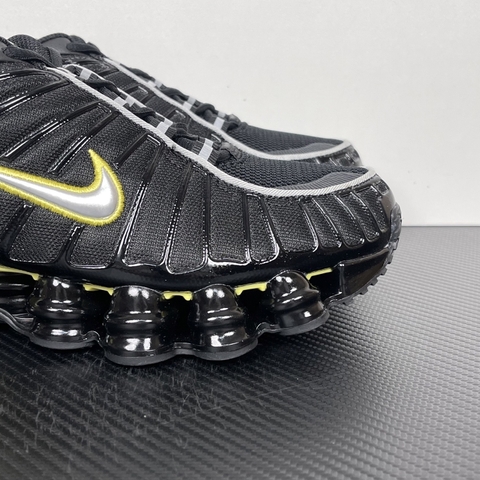 Shox TL Black Dynamic Yellow Metallic Silver