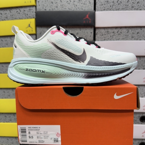 Nike Vomero 18 White Glacier Blue Hyper Pink