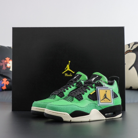 Air Jordan 4 Retro Manila Green Black Sail [ Xưởng X ]