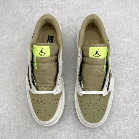 Travis Scott x Air Jordan 1 Low Golf ‘Neutral Olive’ [ Xưởng LJ ]