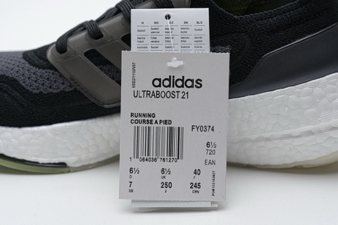 UltraBoost 21 'Black Silver Metallic'