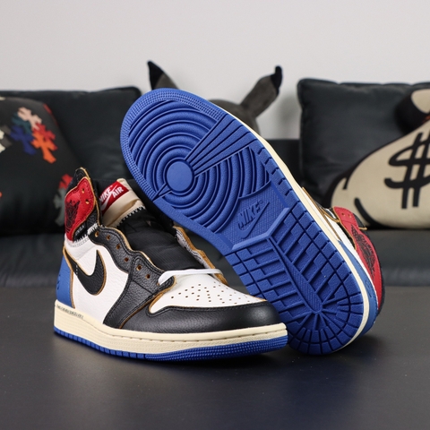 Air Jordan 1 Retro High OG SP Fragment x Union LA Varsity Red Sport Royal [ Xưởng LR ]