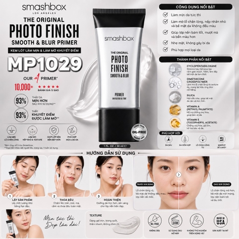 Smashbox The Original Photo Finish Smooth & Blur Primer  30ml.