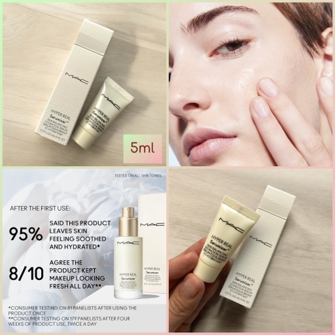 Tinh Chất Phục Hồi, Làm Sáng Da MAC Hyper Real Serumizer mini 5ml