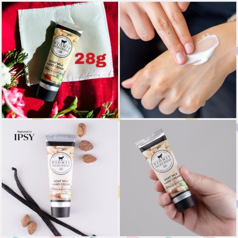 Kem Dưỡng Da Tay Dionis Goat Milk Hand Cream Nutty Vanilla 28g