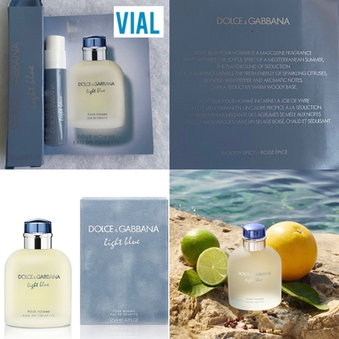 Vial Nước Hoa Dolce & Gabbana Light Blue 0.8ml