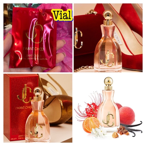 Vial Nước Hoa Nữ Jimmy Choo I Want Choo EDP 2ml