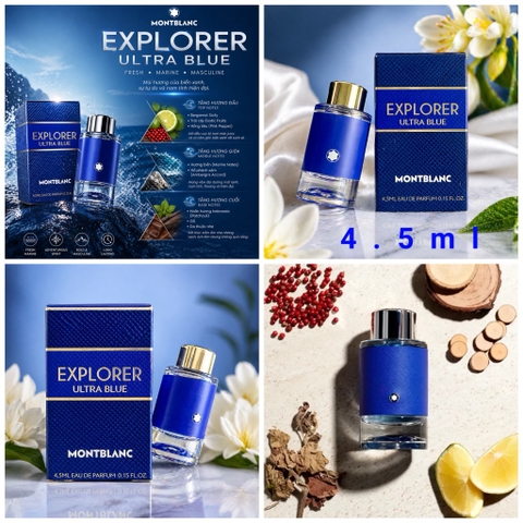 Nước Hoa Montblanc Explorer Ultra Blue EDP mini 4.5ml