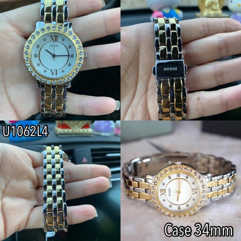 Đồng Hồ Guess Viền Đá Lung Linh U1062L4
